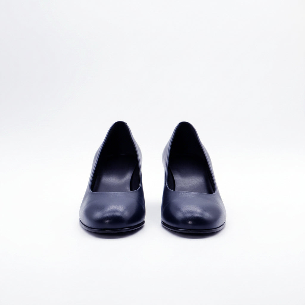 Stewardessen pumps Comet - Blauw (lage hak)