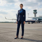 Stewardessen Pumps Dakota - Blauw (hoge hak)