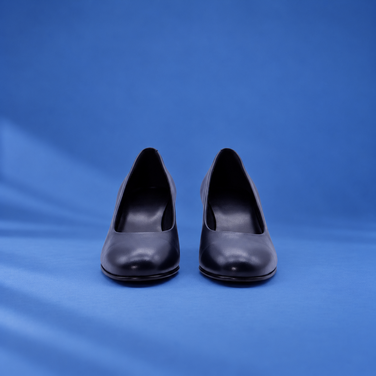 Stewardessen pumps Comet - Blauw (lage hak)