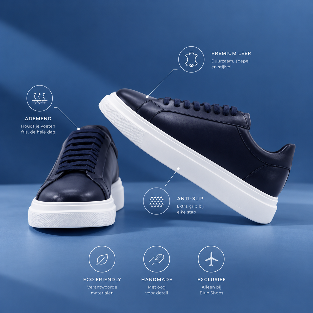 Steward sneakers - The Concorde - Blauw