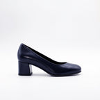 Stewardessen pumps Comet - Blauw (lage hak)