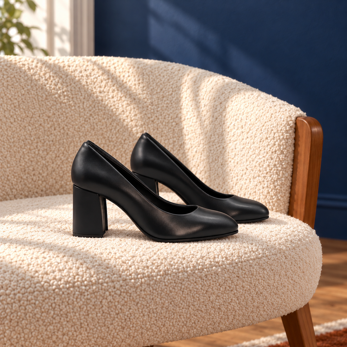 Stewardessen Pumps Dakota - Zwart (hoge hak)